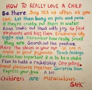 parenting - how to love a child